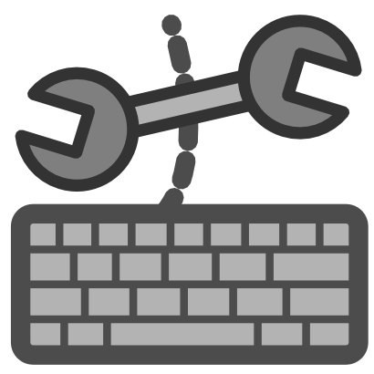 Download free key grey keyboard tool icon